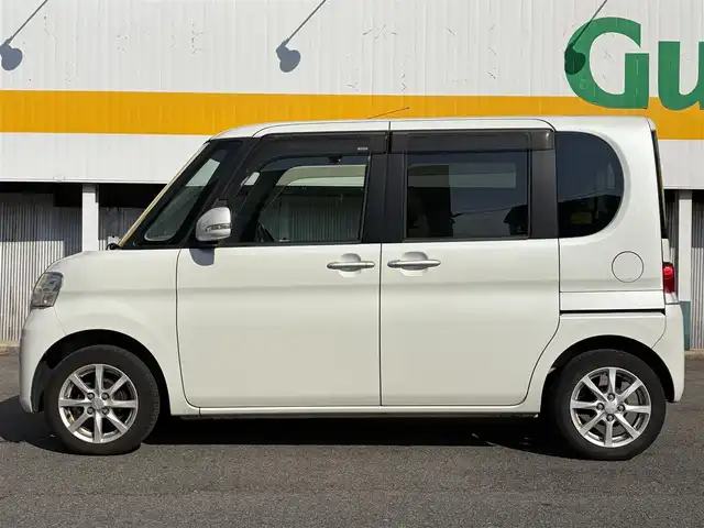 ダイハツ タント G 三重県 2011(平23)年 11.4万km パールホワイトⅢ ワンオーナー/純正オーディオ/　・AUX/　・ラジオ/左側パワースライドドア/キーレス/電動格納ミラー/ウィンカーミラー/ドアバイザー/フロアマット/ライトレベリング