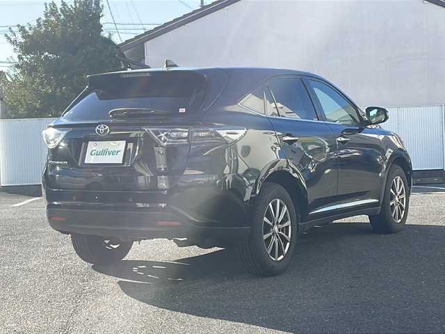 トヨタ ハリアー エレガンス 愛知県 2015(平27)年 17万km ブラック ワンオーナー/純正SDナビ/【フルセグ・DVD再生可・CD・Bluetooth】/バックカメラ/サンルーフ/ビルトインETC/前後ドライブレコーダー/運転席パワーシート/クルーズコントロール/横滑り防止機能/ステアリングスイッチ/電動格納ミラー/ウィンカーミラー/プッシュスタート/スマートキー/スペアキーあり/フォグランプ/新車保証書/取扱説明書