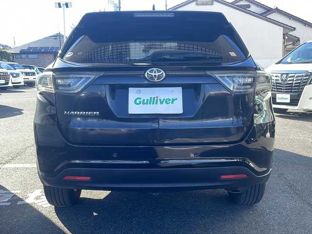 トヨタ ハリアー エレガンス 愛知県 2015(平27)年 17万km ブラック ワンオーナー/純正SDナビ/【フルセグ・DVD再生可・CD・Bluetooth】/バックカメラ/サンルーフ/ビルトインETC/前後ドライブレコーダー/運転席パワーシート/クルーズコントロール/横滑り防止機能/ステアリングスイッチ/電動格納ミラー/ウィンカーミラー/プッシュスタート/スマートキー/スペアキーあり/フォグランプ/新車保証書/取扱説明書