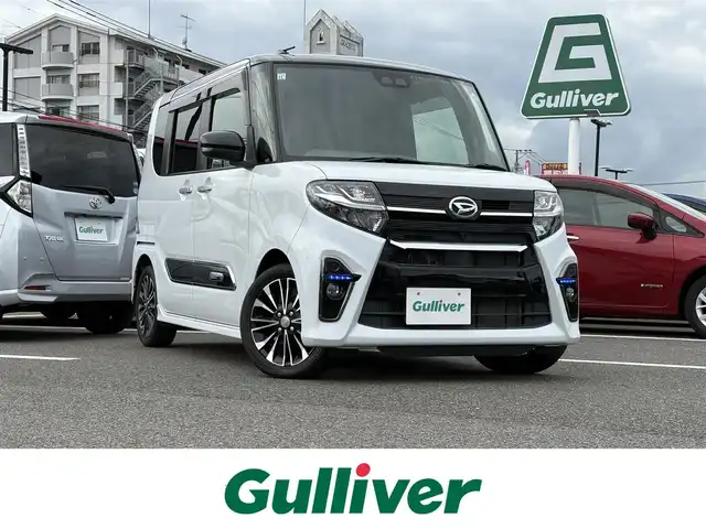 ダイハツ タント カスタム RS 大分県 2019(令1)年 5.1万km ブラックマイカメタリック/シャイニングホワイトパール ・純正SDナビ(CD/DVD/SD/BT/USB)/・全方位カメラ/・フルセグテレビ/・レーダークルーズコントロール/・両側パワースライド/・スマートアシスト/・スーパーロングスライド/・シートヒーター/・ETC/・ドライブレコーダー/・純正アルミホイール