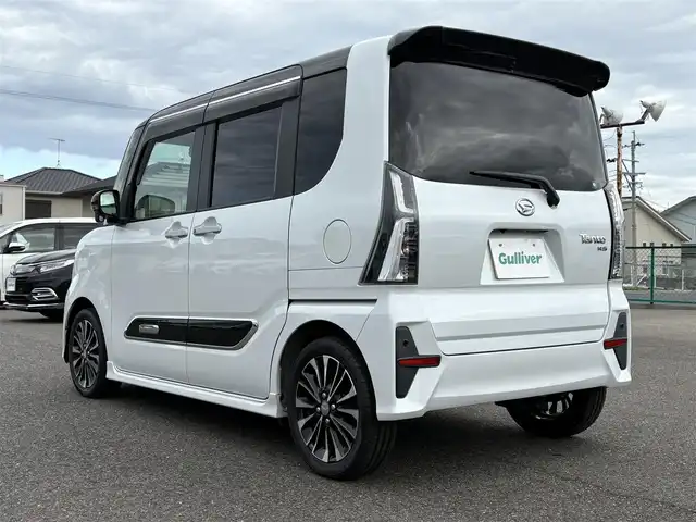 ダイハツ タント カスタム RS 大分県 2019(令1)年 5.1万km ブラックマイカメタリック/シャイニングホワイトパール ・純正SDナビ(CD/DVD/SD/BT/USB)/・全方位カメラ/・フルセグテレビ/・レーダークルーズコントロール/・両側パワースライド/・スマートアシスト/・スーパーロングスライド/・シートヒーター/・ETC/・ドライブレコーダー/・純正アルミホイール