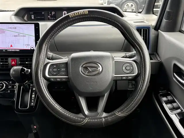 ダイハツ タント カスタム RS 大分県 2019(令1)年 5.1万km ブラックマイカメタリック/シャイニングホワイトパール ・純正SDナビ(CD/DVD/SD/BT/USB)/・全方位カメラ/・フルセグテレビ/・レーダークルーズコントロール/・両側パワースライド/・スマートアシスト/・スーパーロングスライド/・シートヒーター/・ETC/・ドライブレコーダー/・純正アルミホイール