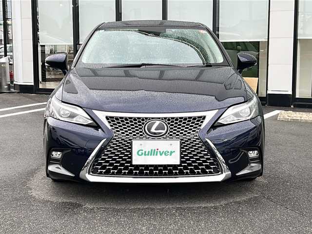 レクサス ＣＴ 200h バージョンC 岐阜県 2018(平30)年 4.7万km ディープブルーマイカ 純正ディスプレイオーディオ　/前後ドライブレコーダー　/ＥＴＣ２．０　/バックカメラ　/盗難防止装置　/レーンキープアシスト　/ＬＥＤヘッドライト　/オートライト　/プッシュスタート　/スマートキー　/純正１７インチＡＷ/純正フロアマット/革巻きステアリング/ステアリングヒーター/ハーフレザーシート/シートヒーター
