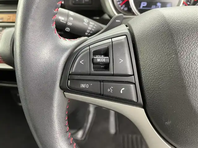 スズキ スペーシア カスタム HYBRID XS ターボ 福井県 2018(平30)年 4.6万km フェニックスレッドパール/ブルーイッシュブラックパール 純正ディラーオプションナビ【CN-RZ83]  /CD/DVD/フルセグTV/Bluetooth/SD/USB/AM/FM/アラウンドビューモニター/デュアルセンサーブレーキサポート/プッシュスタート /ビルトインETC/クルーズコントロール/革巻きステアリング/ステアリングリモコン/パドルシフト/ステアリングチルド機構/オートライト /フォグランプ/ウィンカー・電動格納式ミラー/サーキュレーター/純正フロアマット/サイドバイザー
