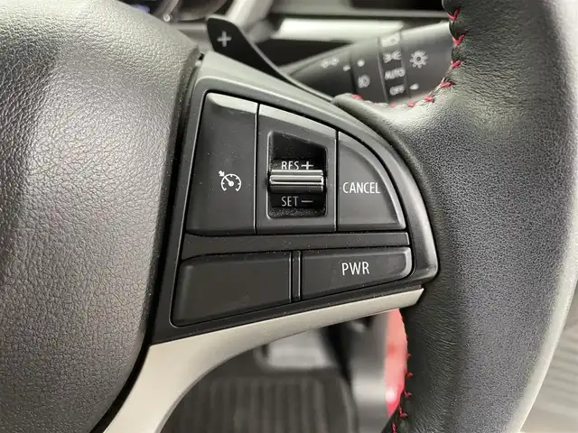 スズキ スペーシア カスタム HYBRID XS ターボ 福井県 2018(平30)年 4.6万km フェニックスレッドパール/ブルーイッシュブラックパール 純正ディラーオプションナビ【CN-RZ83]  /CD/DVD/フルセグTV/Bluetooth/SD/USB/AM/FM/アラウンドビューモニター/デュアルセンサーブレーキサポート/プッシュスタート /ビルトインETC/クルーズコントロール/革巻きステアリング/ステアリングリモコン/パドルシフト/ステアリングチルド機構/オートライト /フォグランプ/ウィンカー・電動格納式ミラー/サーキュレーター/純正フロアマット/サイドバイザー
