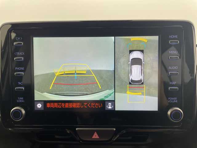 トヨタ ヤリスクロス ハイブリッド G 群馬県 2020(令2)年 3.9万km ホワイトパールクリスタルシャイン 純正９型メモリディスプレイナビ　全周囲カメラ　ＥＴＣ２．０　ＢＳＭ　禁煙車　ステアリングヒーター　ＬＥＤヘッドライト　パーキングアシスト　スマートキー　オートライト　レーンキープアシスト　シートヒータ