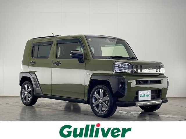ダイハツ タフト G ターボ 宮崎県 2020(令2)年 5万km フォレストカーキメタリック ワンオーナー/スマートアシスト３/〇回避支援ブレーキ/〇車線逸脱警報/〇誤発進抑制制御/〇先行車発進お知らせ/〇オートハイビーム/ガラスルーフ/コーナーセンサー/純正9インチSDナビ/フルセグTV/CD/DVD/Bluetooth/バックカメラ/シートヒーター/LEDヘッドライト/ETC/純正ナビ一体型ドライブレコーダー/純正15インチAW/アイドリングストップ/スマートキー×２/保証書/取扱説明書