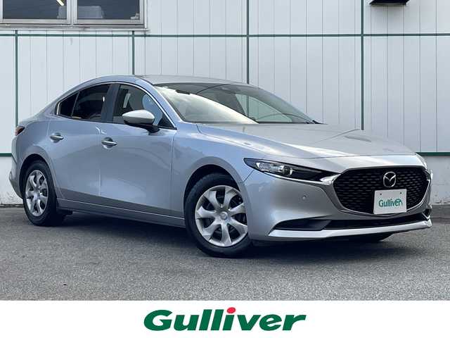 マツダ マツダ３セダン 15C 山梨県 2019(令1)年 5.9万km ソニックシルバーM 純正メモリーナビ/Bluetooth接続/フルセグTV/バックカメラ/衝突被害軽減システム/クルーズコントロール/ステアリングスイッチ/スペアキー1本/取扱説明書/保証書
