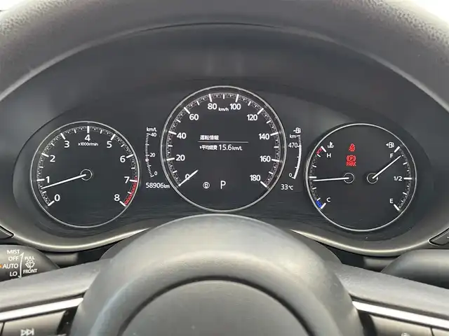 マツダ マツダ３セダン 15C 山梨県 2019(令1)年 5.9万km ソニックシルバーM 純正メモリーナビ/Bluetooth接続/フルセグTV/バックカメラ/衝突被害軽減システム/クルーズコントロール/ステアリングスイッチ/スペアキー1本/取扱説明書/保証書
