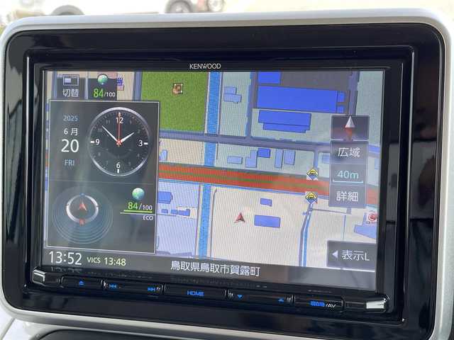 スズキ スペーシア HYBRID X 鳥取県 2020(令2)年 3.1万km オフブルーM 4・W・D/純正9インチナビ/フルセグ/DVD/CD/BT/USB/前方ドライブレコーダー・ETC/前席シートヒーター/デュアルカメラレーダーブレーキ/レーンキープアシスト/両側パワースライドドア/バックソナー/前席シートヒーター/プッシュエンジンスタート/アイドリングストップ/フロアマット・ドアバイザー/保証書・取扱説明書/スペアキーｘ１