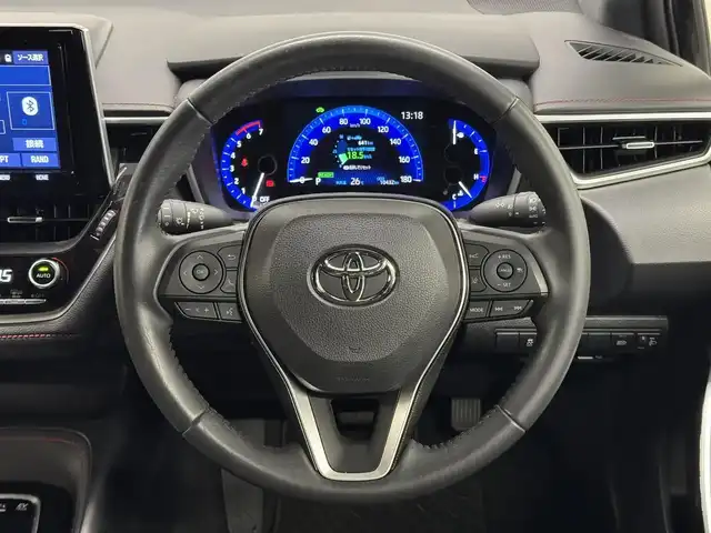 トヨタ カローラ スポーツ ハイブリッドG Z 三重県 2019(平31)年 1.1万km アティチュードブラックマイカ ハイブリッド/FF/フロアCVT/純正 9インチナビ NSZT-Y68T/（AM/FM/CD/DVD/TV/SD/SDREC/Bluetooth）/バックガイドモニター/モデリスタエアロ（F/S/R下）/ビルトインETC/Toyota Safety Sense/●プリクラッシュセーフティ/●レーントレーシングアシスト/●レーダークルコン（全車速追従機能付）/●オートハイビーム/●ロードサインアシスト/・パーキングサポートブレーキ（前後静止物）/・車両接近通報装置/装備/・左右独立温度コントロールフルオートエアコン/・オートライト/・LED ヘッドランプ＆フロントフォグランプ/・電子パーキングブレーキ/・オートブレーキホールド/・ステアリングスイッチ/・プッシュスタート/・純正18inAW/・保/取/ナビ取/・スマートキーx1/など