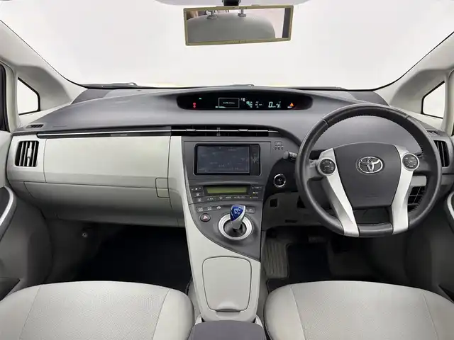 トヨタ プリウス S　LEDエディション 愛知県 2011(平23)年 13.5万km ホワイトパールクリスタルシャイン 代車使用落札不可/純正SDナビ/ワンセグTV/Bluetooth /バックカメラ/純正フロアマット/純正15インチAW/オートライト/LEDヘッドライト/プッシュスタート/ETC/スマートキー