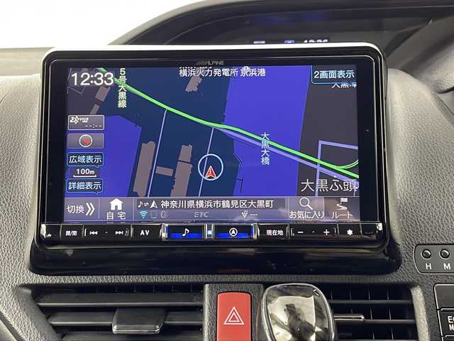 トヨタ エスクァイア Gi 埼玉県 2020(令2)年 2.8万km 黒 社外ナビ/バックカメラ/前ドラレコ/ETC/Aストップ/ロールサンシェード/純正フロアマット/純正ドアバイザー/後席モニター/シートヒータ