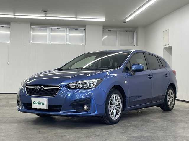 スバル インプレッサ スポーツ 1．6i－Lアイサイト 長崎県 2018(平30)年 10.2万km クォーツブルーP ワンオーナー/禁煙者/純正ナビ（CN-LR830D）/（TV、DVD、CD、Bluetooth）/ETC/バックカメラ/クルーズコントロール/コーナーセンサー/衝突軽減システム/16インチ純正AW/オートライト/純正ハロゲンライト/フロアマット/スペアキー/保証書