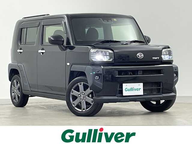 ダイハツ タフト G ターボ 岐阜県 2023(令5)年 4.4万km ブラックマイカメタリック 純正７型ナビ(NMZK-W73D)/・フルセグ/・Bluetooth/バックモニター/ETC/前席シートヒーター/クリアランスソナー/アダプティブクルーズコントロール/LEDヘッドライト/スマートキー/プッシュスタート