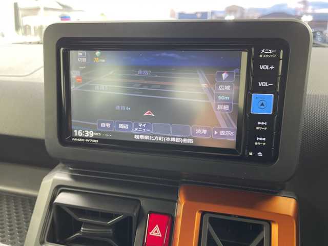 ダイハツ タフト G ターボ 岐阜県 2023(令5)年 4.4万km ブラックマイカメタリック 純正７型ナビ(NMZK-W73D)/・フルセグ/・Bluetooth/バックモニター/ETC/前席シートヒーター/クリアランスソナー/アダプティブクルーズコントロール/LEDヘッドライト/スマートキー/プッシュスタート