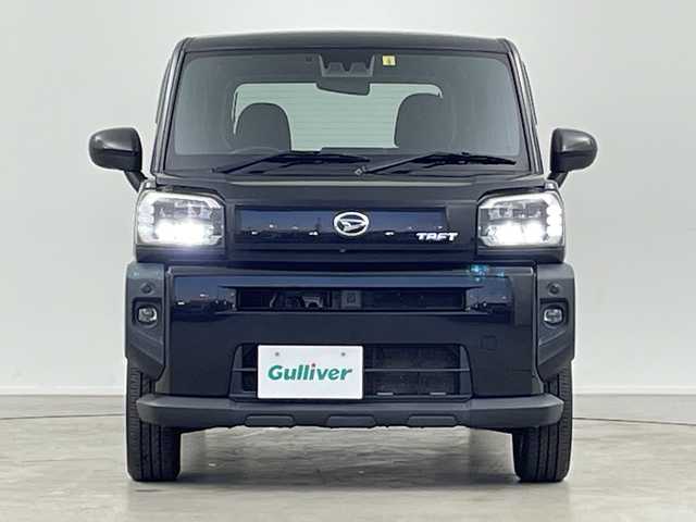 ダイハツ タフト G ターボ 岐阜県 2023(令5)年 4.4万km ブラックマイカメタリック 純正７型ナビ(NMZK-W73D)/・フルセグ/・Bluetooth/バックモニター/ETC/前席シートヒーター/クリアランスソナー/アダプティブクルーズコントロール/LEDヘッドライト/スマートキー/プッシュスタート