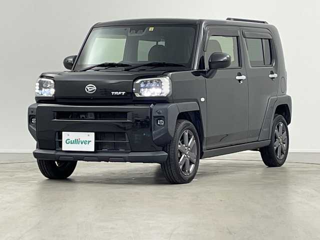 ダイハツ タフト G ターボ 岐阜県 2023(令5)年 4.4万km ブラックマイカメタリック 純正７型ナビ(NMZK-W73D)/・フルセグ/・Bluetooth/バックモニター/ETC/前席シートヒーター/クリアランスソナー/アダプティブクルーズコントロール/LEDヘッドライト/スマートキー/プッシュスタート