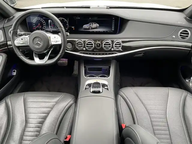 メルセデス・ベンツ Ｓ４００ｄ 4マチック スポーツリミテッド 道央・札幌 2020(令2)年 2.2万km ダイヤモンドホワイト 登録時走行距離　21644km/　4　W　D　/ディーゼルターボ/ブルメスターサウンドスピーカー/サンルーフ/純正メーカーナビ/(AM/FM/BT)/フルセグTV/全方位カメラ/フロント/サイド/バックカメラ/パドルシフト/前席パワーシート/シートメモリ/全席シートヒーター/前席エアシート/純正前後ドライブレコーダー/USBポート/置くだけ充電/アイドリングストップ/プッシュスタート/スマートキー/スペアキー×１/純正AW付冬タイヤあり/取説/保証書