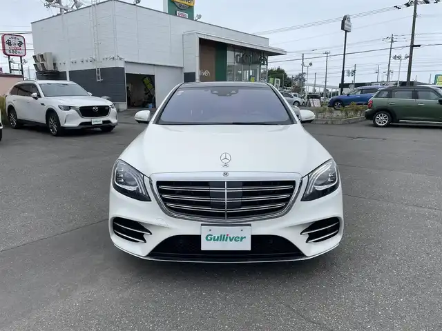 メルセデス・ベンツ Ｓ４００ｄ 4マチック スポーツリミテッド 道央・札幌 2020(令2)年 2.2万km ダイヤモンドホワイト 登録時走行距離　21644km/　4　W　D　/ディーゼルターボ/ブルメスターサウンドスピーカー/サンルーフ/純正メーカーナビ/(AM/FM/BT)/フルセグTV/全方位カメラ/フロント/サイド/バックカメラ/パドルシフト/前席パワーシート/シートメモリ/全席シートヒーター/前席エアシート/純正前後ドライブレコーダー/USBポート/置くだけ充電/アイドリングストップ/プッシュスタート/スマートキー/スペアキー×１/純正AW付冬タイヤあり/取説/保証書