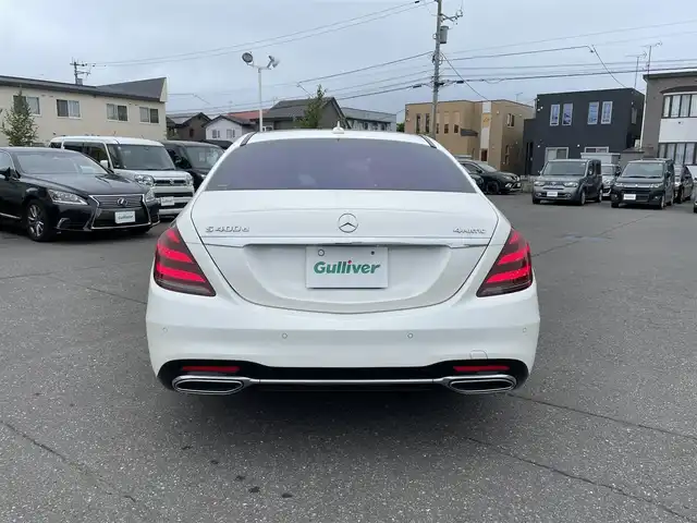メルセデス・ベンツ Ｓ４００ｄ 4マチック スポーツリミテッド 道央・札幌 2020(令2)年 2.2万km ダイヤモンドホワイト 登録時走行距離　21644km/　4　W　D　/ディーゼルターボ/ブルメスターサウンドスピーカー/サンルーフ/純正メーカーナビ/(AM/FM/BT)/フルセグTV/全方位カメラ/フロント/サイド/バックカメラ/パドルシフト/前席パワーシート/シートメモリ/全席シートヒーター/前席エアシート/純正前後ドライブレコーダー/USBポート/置くだけ充電/アイドリングストップ/プッシュスタート/スマートキー/スペアキー×１/純正AW付冬タイヤあり/取説/保証書