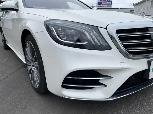 メルセデス・ベンツ Ｓ４００ｄ 4マチック スポーツリミテッド 道央・札幌 2020(令2)年 2.2万km ダイヤモンドホワイト 登録時走行距離　21644km/　4　W　D　/ディーゼルターボ/ブルメスターサウンドスピーカー/サンルーフ/純正メーカーナビ/(AM/FM/BT)/フルセグTV/全方位カメラ/フロント/サイド/バックカメラ/パドルシフト/前席パワーシート/シートメモリ/全席シートヒーター/前席エアシート/純正前後ドライブレコーダー/USBポート/置くだけ充電/アイドリングストップ/プッシュスタート/スマートキー/スペアキー×１/純正AW付冬タイヤあり/取説/保証書