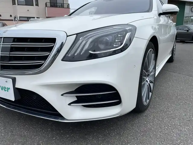 メルセデス・ベンツ Ｓ４００ｄ 4マチック スポーツリミテッド 道央・札幌 2020(令2)年 2.2万km ダイヤモンドホワイト 登録時走行距離　21644km/　4　W　D　/ディーゼルターボ/ブルメスターサウンドスピーカー/サンルーフ/純正メーカーナビ/(AM/FM/BT)/フルセグTV/全方位カメラ/フロント/サイド/バックカメラ/パドルシフト/前席パワーシート/シートメモリ/全席シートヒーター/前席エアシート/純正前後ドライブレコーダー/USBポート/置くだけ充電/アイドリングストップ/プッシュスタート/スマートキー/スペアキー×１/純正AW付冬タイヤあり/取説/保証書