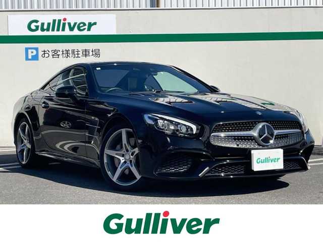 メルセデス・ベンツ ＳＬ４００ 東京都 2016(平28)年 2.4万km オブシディアンブラック 純正ナビ/【Bluetooth/フルセグ】/バックモニター/パノラマルーフ/ブラックレザーシート（D/Nメモリ）/クルーズコントロール/シートヒーター/ベンチレーター/エアスカーフ/パークトロニック/アクティブボディコントロール/ドライブレコーダー/レーダー探知//保証書/取説