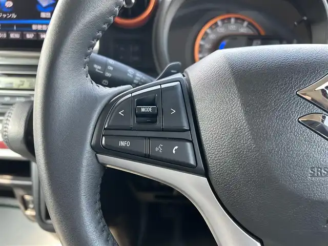 スズキ スペーシア ギア HYBRID XZターボ 岡山県 2019(令1)年 4.8万km フェニックスレッドパール/ガンメタリック2トーンルーフ 9インチフローティングナビ/フルセグTV、CD、DVD、Bluetooth、AM、FM/全方位カメラ/前席シートヒーター/両側パワースライドドア/リアサーキュレーター/ロールサンシェード/シートバックテーブル/クルーズコントロール/ルーフレール