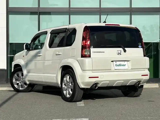 ホンダ クロスロード 18L HDDナビエディション 和歌山県 2008(平20)年 12万km プレミアムホワイトパール 社外ナビ/フルセグTV/バックカメラ/純正フロアマット/純正アルミホイール/ドライブレコーダー/ETC/オートライト