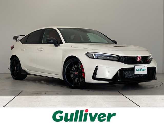 ホンダ シビック タイプR 愛知県 2025(令7)年 0.1千km チャンピオンシップホワイト 登録済未使用車/純正8型ディスプレイオーディオナビ/プレミアムフロアマット/レーダークルーズコントロール/キャリパー/バックカメラ/6速ＭＴ/コーナーセンサー/純正アルミホイール/ブラインドスポットモニター/ETC2.0/LEDヘッドライト/オートライト/衝突軽減システム/フルセグ/Bluetooth/ステアリングスイッチ/スマートキー/プッシュスタート