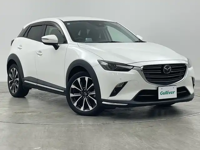 マツダ ＣＸ－３ XDプロアクティブSパッケージ 群馬県 2019(平31)年 6.8万km スノーフレイクホワイトパールマイカ 純正ナビ　バックカメラ　アダプティブクルーズコントロール　レーンキープアシスト　衝突被害軽減ブレーキ　オートマチックハイビーム　シートヒーター　コーナーセンサー　前後ドライブレコーダー　ＥＴＣ　禁煙車
