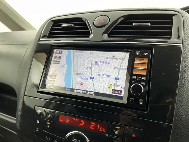 日産 セレナ ハイウェイスター 福井県 2011(平23)年 12.1万km スーパーブラック 純正ナビ　/両側パワースライドドア　/ＥＴＣ　/ダブルエアコン　/プッシュスタート　/スマートキー　/オートライト