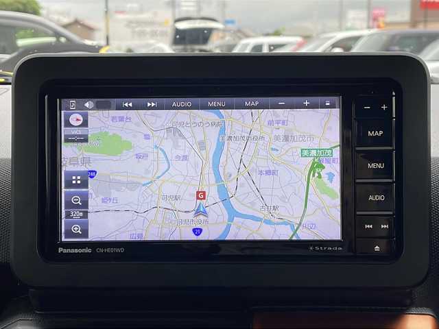 ダイハツ タフト G 岐阜県 2022(令4)年 4.6万km レイクブルーメタリック 登録時走行距離45942km/社外7型ＳＤナビ　/フルセグテレビ　/ガラスルーフ　/ＥＴＣ　/バックカメラ　/コーナーセンサー前後　/ＬＥＤヘッドライト　/スマートキー　/スペアキー１本　/シートヒーター前席　/純正１５アルミホイール　/ルーフレール/プッシュスタート/パワーステアリング/パワーウィンドウ/アイドリングストップ/エアコンAAC/Blue tooth接続/CDチェンジャー/USB入力端子/SDミュージックサーバー/フルフラットシート/純正フロアマット/ABS/横滑り防止装置/オートライト/エアバッグW＋サイド/衝突被害軽減システム