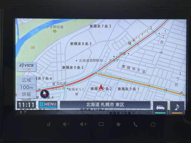 スズキ ワゴンＲ スマイル HYBRID X 道央・札幌 2022(令4)年 6.8万km オフブルーM ・4WD/.純正ナビ/・Bluetooth/CD/DVD/USB/フルセグTV/・AndroidAuto/AppleCarPlay/・全方位カメラ/・両側パワースライドドア/・シートヒーター運転席/助手席/・LEDヘッドライト/・オートライト/・オートマチックハイビーム/・レーダークルーズコントロール/・衝突被害軽減ブレーキ/・レーンキープアシスト/・横滑り防止装置/・盗難防止装置/・ETC/・ヘッドアップディスプレイ/・アイドリングストップ/・ウィンカーミラー