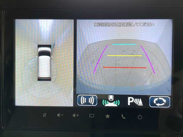 スズキ ワゴンＲ スマイル HYBRID X 道央・札幌 2022(令4)年 6.8万km オフブルーM ・4WD/.純正ナビ/・Bluetooth/CD/DVD/USB/フルセグTV/・AndroidAuto/AppleCarPlay/・全方位カメラ/・両側パワースライドドア/・シートヒーター運転席/助手席/・LEDヘッドライト/・オートライト/・オートマチックハイビーム/・レーダークルーズコントロール/・衝突被害軽減ブレーキ/・レーンキープアシスト/・横滑り防止装置/・盗難防止装置/・ETC/・ヘッドアップディスプレイ/・アイドリングストップ/・ウィンカーミラー
