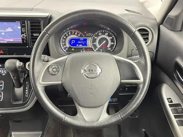 日産 デイズ ルークス ハイウェイスターX Gパッケージ 千葉県 2016(平28)年 6.1万km プレミアムパープルP 禁煙車/純正メモリナビ/　CD/DVD/BT/フルセグ/アラウンドビューモニター/両側パワースライドドア/衝突軽減ブレーキ/ETC/スマートキー＆プッシュスタート/ステアリングスイッチ/革巻きステアリング/純正15インチメモリナビ/HIDヘッドライト