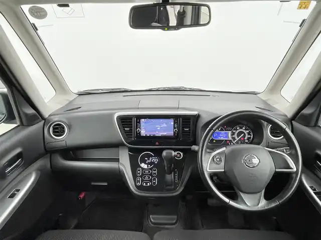 日産 デイズ ルークス ハイウェイスターX Gパッケージ 千葉県 2016(平28)年 6.1万km プレミアムパープルP 禁煙車/純正メモリナビ/　CD/DVD/BT/フルセグ/アラウンドビューモニター/両側パワースライドドア/衝突軽減ブレーキ/ETC/スマートキー＆プッシュスタート/ステアリングスイッチ/革巻きステアリング/純正15インチメモリナビ/HIDヘッドライト