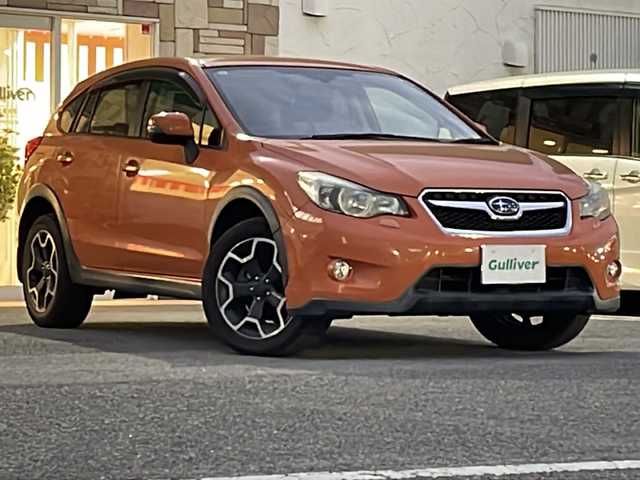 スバル インプレッサ ＸＶ 2．0i－L アイサイト 徳島県 2012(平24)年 12.1万km タンジェリンオレンジパール 社外SDナビ　CN-S310WD/（BT/フルセグ/DISC/USB/SD/ラジオ）/バックカメラ/追従式クルーズコントロール/パドルシフト/純正17インチアルミホイール/D席パワーシート/ETC/純正フロアマット/フォグライト/ドアバイザー/電動格納ミラー/アイドリングストップ/オートライト