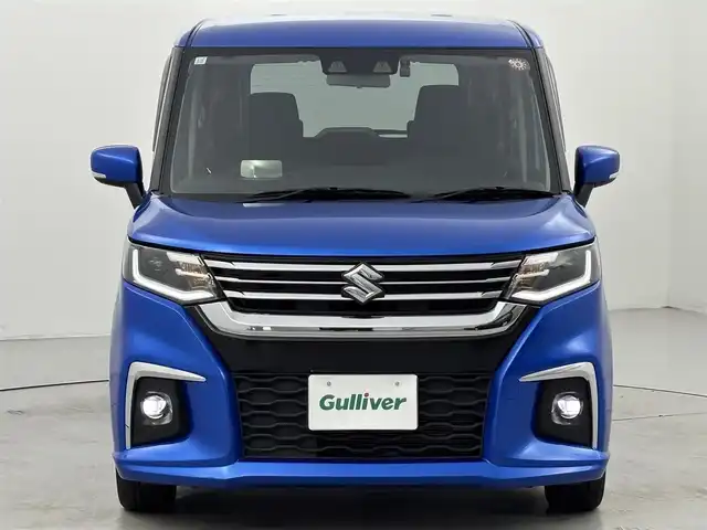 スズキ ソリオ HV MZ 福岡県 2023(令5)年 1.2万km スピーディーブルーM ワンオーナー　/後席モニター　/純正８型ナビ／フルセグＴＶ　/バックカメラ　/前後ドライブレコーダー　/レーダークルーズコントロール　/コーナーセンサー　/衝突被害軽減ブレーキ　/レーンキープ　/横滑り防止装置　/アイドリングストップ　/両側電動スライドドア　/シートヒーター　/ヘッドアップディスプレイ　/LEDヘッドライト　/純正１５インチアルミホイール