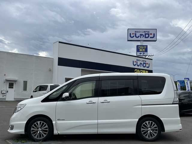 日産 セレナ HWS S HV Vセレ Aセーフ 宮城県 2015(平27)年 10.1万km ブリリアントホワイトパール (株)IDOMが運営する【じしゃロン仙台店】の自社ローン専用車両になりますこちらは現金またはオートローンご利用時の価格です。自社ローンご希望の方は別途その旨お申付け下さい/両側パワースライドドア/純正ナビ/Bluetooth/エマージェンシーブレーキ/アラウンドビューモニター/フリップダウンモニター/ドライブレコーダー前後/ETC
