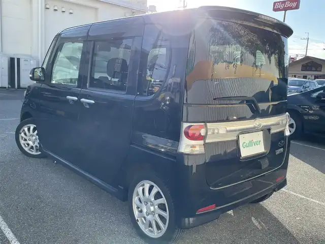 ダイハツ タント カスタム RS 兵庫県 2008(平20)年 5.7万km ブラックマイカ 社外SDナビ（AVIC-MRZ009）/・Bluetooth接続/・CD/DVD/・ワンセグTV/・AM/FM/片側パワースライドドア/ABS/AAC/ハロゲンヘッドライト/エアバック(ダブル)