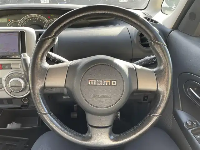 ダイハツ タント カスタム RS 兵庫県 2008(平20)年 5.7万km ブラックマイカ 社外SDナビ（AVIC-MRZ009）/・Bluetooth接続/・CD/DVD/・ワンセグTV/・AM/FM/片側パワースライドドア/ABS/AAC/ハロゲンヘッドライト/エアバック(ダブル)