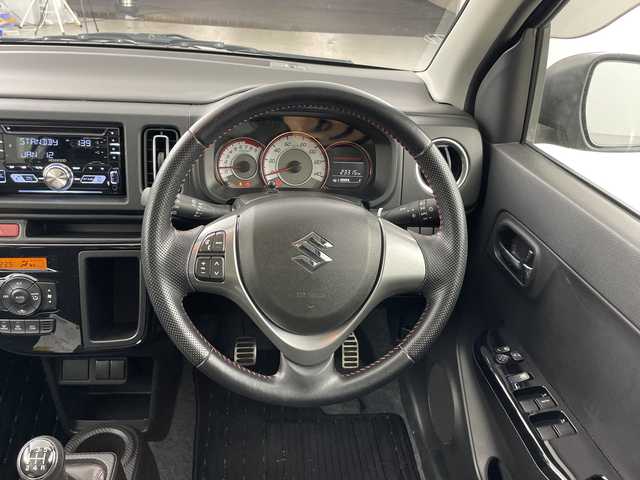 スズキ アルト ワークス 愛知県 2015(平27)年 2.4万km ブルーイッシュブラックパール3 5速MT/純正RECAROシート/KENWOOD製カーオーディオ/・Spotify対応/・Bluetooth/iPod/USB/CD/ステアリングスイッチ/IC付ターボ/純正アルミホイール/キセノンヘッドライト/オートライト/フォグランプ/ETC/オートエアコン/パワーウィンドウ/電動格納ミラー/衝突安全ボディ/盗難防止システム/プッシュスタート/スペアキー1本