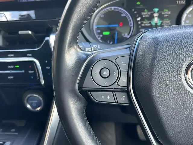 トヨタ ハリアー ハイブリッド G 香川県 2020(令2)年 10.9万km ブラック 純正SDナビ/【Bluetooth/フルセグ】/バックカメラ/JBLスピーカー/デジタルインナーミラー/電子パーキング/パワーバックドア/オートハイビーム/ハーフレザーシート/パワーシート/ETC2.0/LEDヘッドライト/スマートキー/純正マット