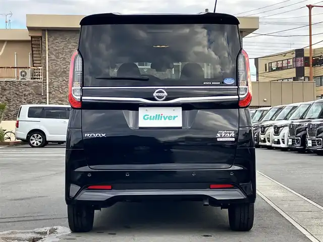 日産 ルークス HWS Gターボ プロパイロットED 静岡県 2021(令3)年 5.1万km ブラック エンジンスタートボタン/パワーステアリング/パワーウィンドウ/アイドリングストップ/ターボ/スマートキー/オートエアコン/レーダークルーズコントロール/USB入力端子/全方位カメラ/ベンチシート/純正フロアマット/両側パワースライドドア/布シート/純正アルミホイール/ABS/横滑り防止装置/コーナーセンサー前後/レーンキープアシスト/オートライト/LEDヘッドライト/Ｗ+サイドエアバッグ/衝突軽減システム/プロパイロット