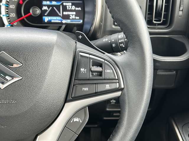 スズキ ハスラー Jスタイル Ⅱ ターボ 宮城県 2023(令5)年 3.6万km ピュアホワイトパール/ウッディブラウン2トーンルーフ スズキセーフティーサポート/・デュアルカメラブレーキサポート/・車線逸脱抑制/・ハイビームアシスト/・パーキングソナー/・アダプティブクルーズコントロール/社外8型ナビ（AVIC-RL812）/・BT.CD/DVD.HDMI/バックカメラ/フルセグTV/前席シートヒーター/パドルシフト/ビルトインETC/プッシュスタート/スマートキー/アイドリングストップ/LEDフォグライト/LEDヘッドライト/純正15inAW/純正フロアマット/純正ドアバイザー