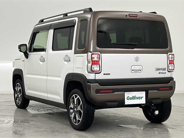 スズキ ハスラー Jスタイル Ⅱ ターボ 宮城県 2023(令5)年 3.6万km ピュアホワイトパール/ウッディブラウン2トーンルーフ スズキセーフティーサポート/・デュアルカメラブレーキサポート/・車線逸脱抑制/・ハイビームアシスト/・パーキングソナー/・アダプティブクルーズコントロール/社外8型ナビ（AVIC-RL812）/・BT.CD/DVD.HDMI/バックカメラ/フルセグTV/前席シートヒーター/パドルシフト/ビルトインETC/プッシュスタート/スマートキー/アイドリングストップ/LEDフォグライト/LEDヘッドライト/純正15inAW/純正フロアマット/純正ドアバイザー