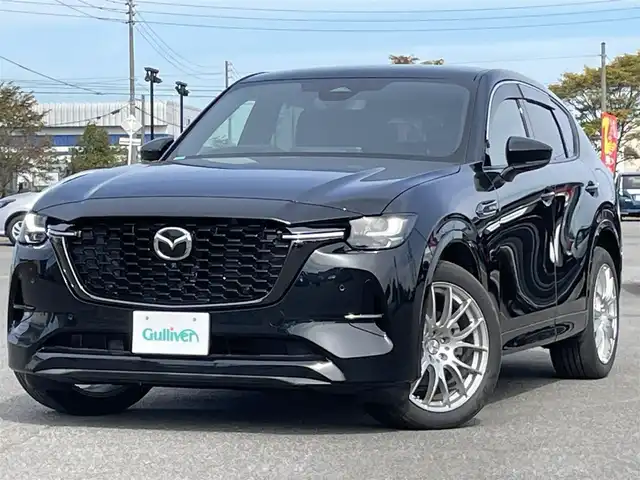 マツダ ＣＸ－６０ XD HV エクスクルーシブスポーツ 道央・札幌 2022(令4)年 3.5万km ジェットブラックマイカ ４WD/BOSEサウンドシステム/純正メーカーナビ/AM/FM/BT/フルセグ/衝突被害軽減ブレーキ/横滑り防止装置/レーダークルーズコントロール/ダウンヒルアシストコントロール/レーンキープアシスト/クリアランスソナー/ブラインドスポットモニター/全方位カメラ/ビルトインETC/アイドリングストップ/Mi-DRIVE/パワーバックドア/前席パワーシート/D席メモリーシート/全席シートヒーター/前席エアシート/レザーシート/革巻きステアリング/ステアリングリモコン/パドルシフト/ハンドルヒーター/AC100V/置くだけ充電/電動パーキング/オートブレーキホールド/プッシュスタート/スマートキー/LEDヘッドライト/オートライト/オートハイビーム/電動格納ミラー/ウィンカーミラー/純正フロアマット/ドアバイザー/スペアキー