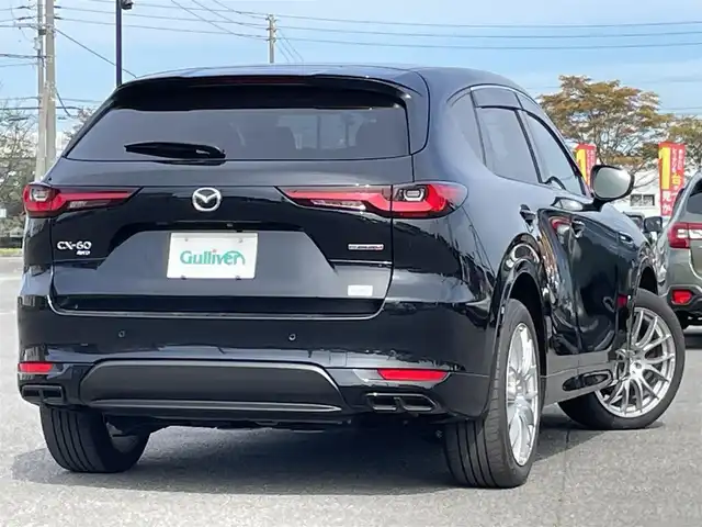 マツダ ＣＸ－６０ XD HV エクスクルーシブスポーツ 道央・札幌 2022(令4)年 3.5万km ジェットブラックマイカ ４WD/BOSEサウンドシステム/純正メーカーナビ/AM/FM/BT/フルセグ/衝突被害軽減ブレーキ/横滑り防止装置/レーダークルーズコントロール/ダウンヒルアシストコントロール/レーンキープアシスト/クリアランスソナー/ブラインドスポットモニター/全方位カメラ/ビルトインETC/アイドリングストップ/Mi-DRIVE/パワーバックドア/前席パワーシート/D席メモリーシート/全席シートヒーター/前席エアシート/レザーシート/革巻きステアリング/ステアリングリモコン/パドルシフト/ハンドルヒーター/AC100V/置くだけ充電/電動パーキング/オートブレーキホールド/プッシュスタート/スマートキー/LEDヘッドライト/オートライト/オートハイビーム/電動格納ミラー/ウィンカーミラー/純正フロアマット/ドアバイザー/スペアキー